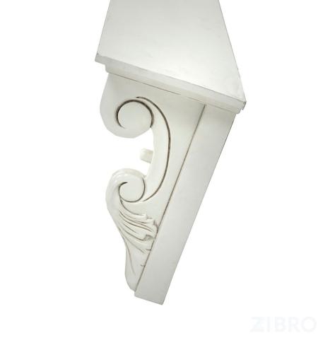 Полка навесная PRS 77 MK-2521-WG 63х15х24 см Белый 