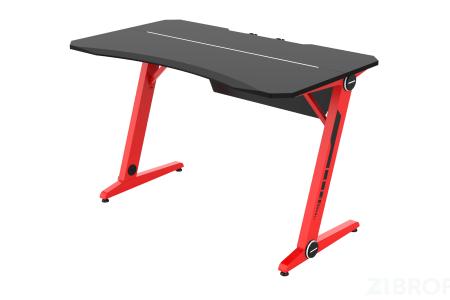 Стол геймерский компьютерный игровой для геймеров TopChairs Space красный 