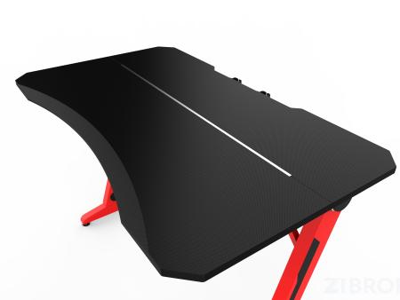 Стол геймерский компьютерный игровой для геймеров TopChairs Space красный 