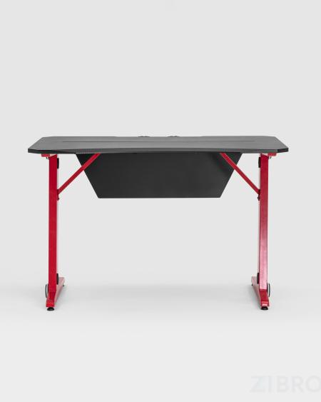 Стол геймерский компьютерный игровой для геймеров TopChairs Space красный 