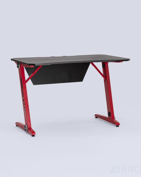 Стол геймерский компьютерный игровой для геймеров TopChairs Space красный 