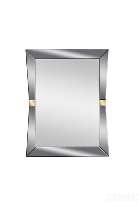 KFG123 Зеркало прямоугольное с золотыми вставками 79*102*2см 
