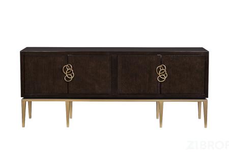 ART-2706-S2 Комод-тумба темно-вишневая 183*41*76см 