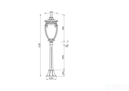 Ландшафтный светильник Outdoor O414FL-01BZ1 