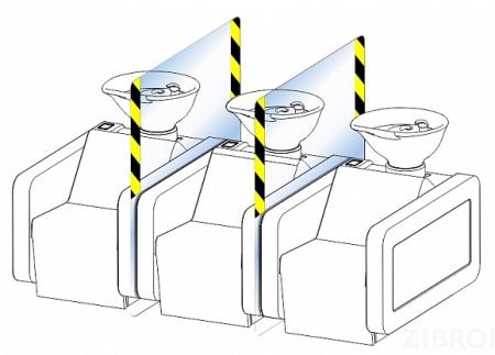 Защитный экран для парикмахерских моек Light 