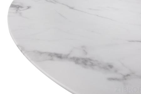 33FS-CT2029-BBS Стол журнальный Pearl White d100*40,6см 