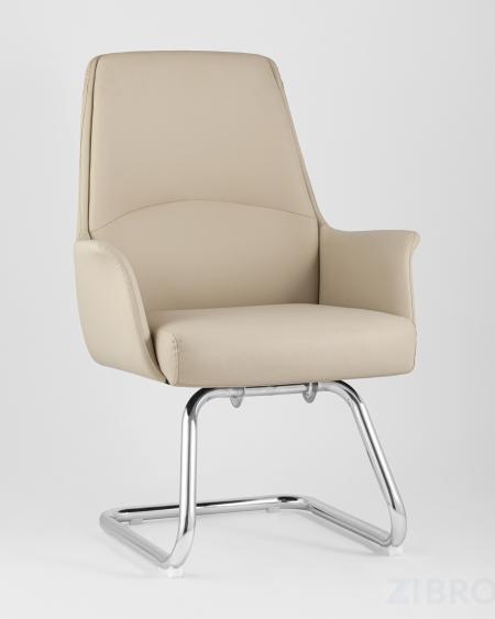 TopChairs Viking офисное бежевое обивка экокожа 