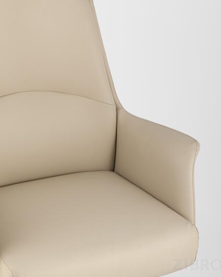 TopChairs Viking офисное бежевое обивка экокожа 