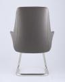 TopChairs Viking офисное серое обивка экокожа, металлический каркас 