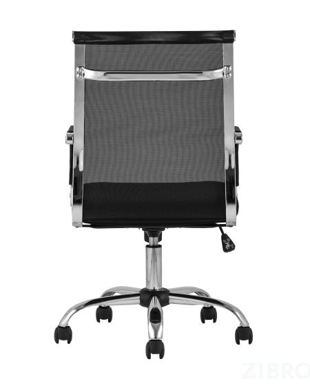 Компьютерное кресло TopChairs Clerk офисное черное в обивке из экокожи, механизм качания Top Gun 