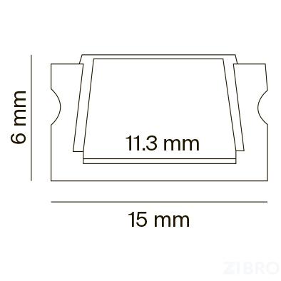 Комплектующие к светодиодной ленте Technical ALM001S-2M 