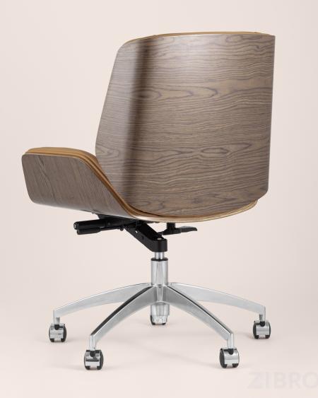 Кресло офисное TopChairs Crown коричневое 