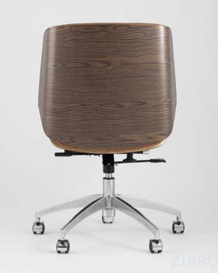 Кресло офисное TopChairs Crown коричневое 