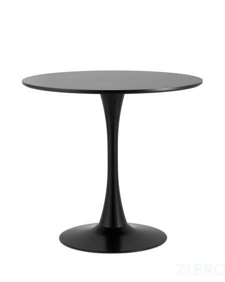 Стол Tulip D80 черный 