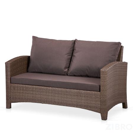 Плетеный диван S58A-W773 Brown 