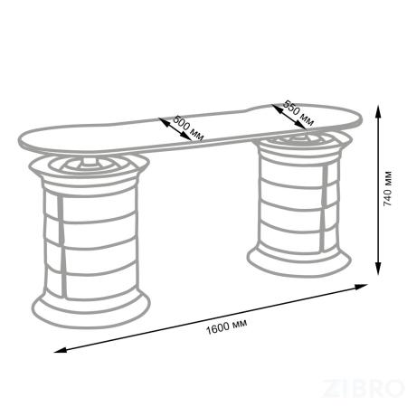 Маникюрный стол GiroCo Grande Plus 
