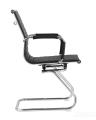 Кресло офисное TopChairs Visit черное в обивке из экокожи 