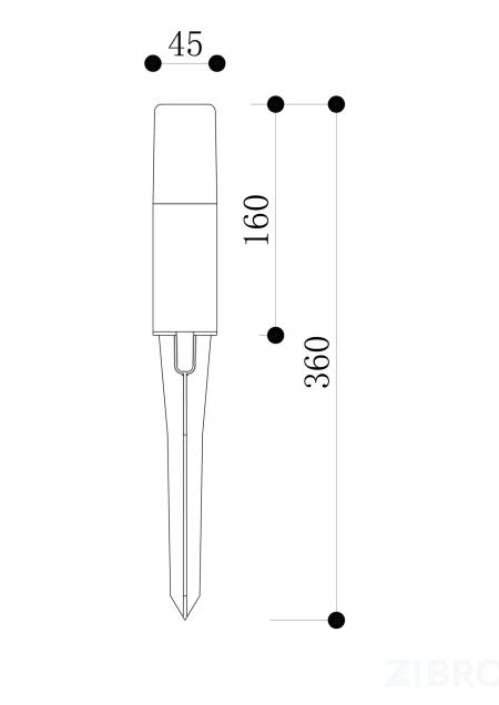 Ландшафтный светильник Outdoor O416FL-L3GR3K 