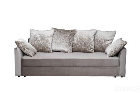 Диван Mores(K)кант трехмест.раскл. вельвет беж. Velv SBEG+Velv ECRU+Umbr SBEG 226*103*94 