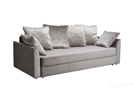 Диван Mores(K)кант трехмест.раскл. вельвет беж. Velv SBEG+Velv ECRU+Umbr SBEG 226*103*94 
