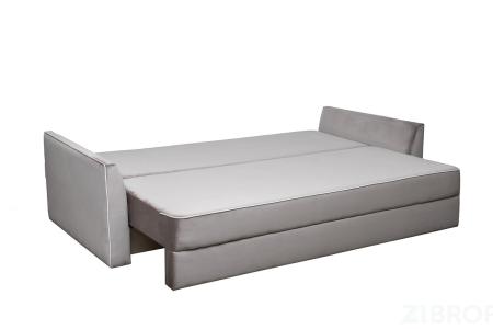 Диван Mores(K)кант трехмест.раскл. вельвет беж. Velv SBEG+Velv ECRU+Umbr SBEG 226*103*94 