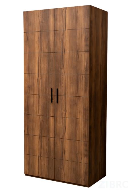 GD-10006-2 Шкаф Alto двухдверый c выдвижными ящиками, цвет дуб Барокко, глухой 100*57*228.5см 