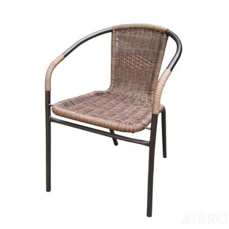 Плетеный стул Асоль TLH-037AR3 Cappuccino 