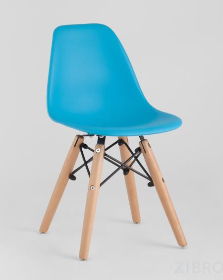 Комплект мебели детский Eames,стол и 1 голубой стул 