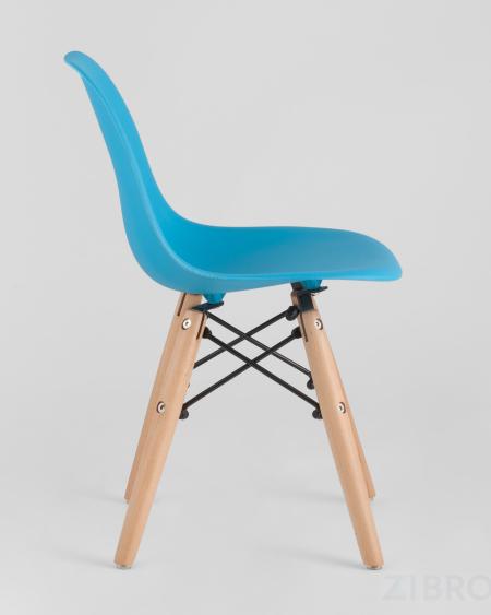 Комплект мебели детский Eames,стол и 1 голубой стул 