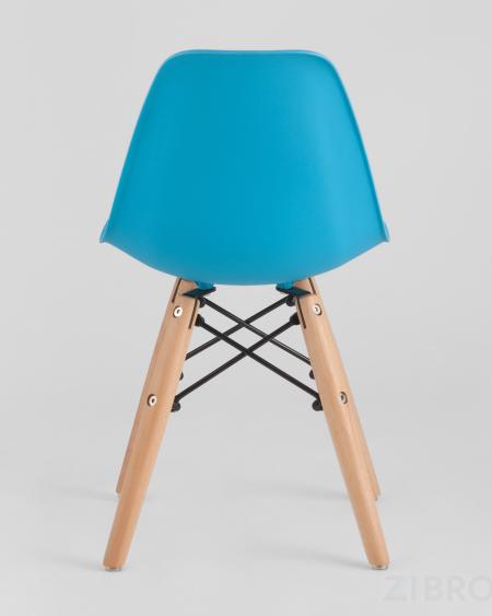 Комплект мебели детский Eames,стол и 1 голубой стул 