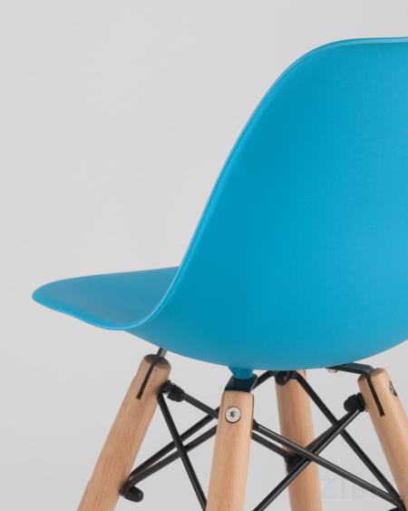 Комплект мебели детский Eames,стол и 1 голубой стул 