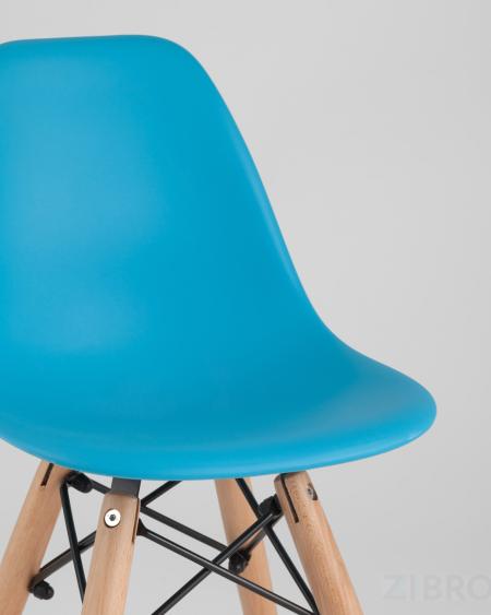 Комплект мебели детский Eames,стол и 1 голубой стул 