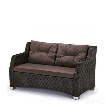 Плетеный диван S51A-W53 Brown 