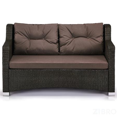 Плетеный диван S51A-W53 Brown 