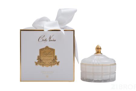 96CN-45003  Свеча ароматическая Jasmine flower tea в вазе в упаковке 185 гр 