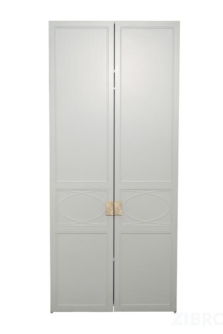 151SV-00009 Шкаф двухдверный бежевый 230*100*58см 