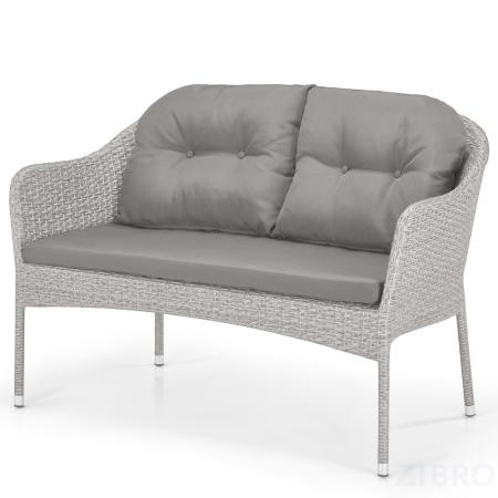 Плетеный диван S54C-W85 Latte 