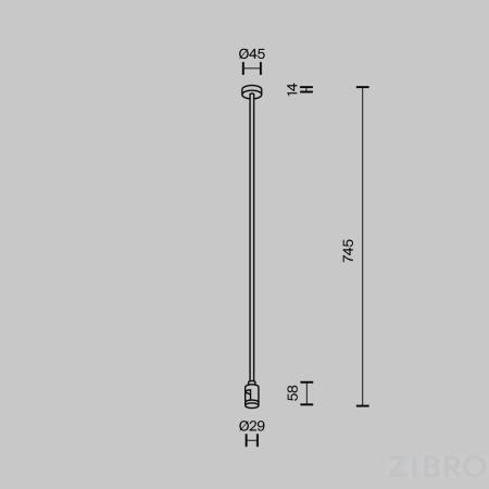 Комплектующие для трековой системы Technical TRA159C-B1-BS 