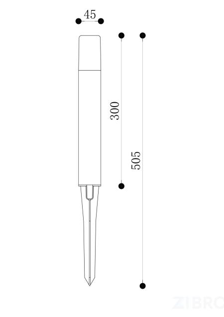 Ландшафтный светильник Outdoor O416FL-L3GR3K1 