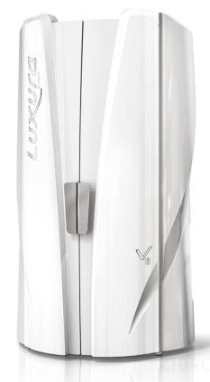 Солярий вертикальный - LUXURA V8 48 XL Ultra Intensive E Power (48 * 200Вт) SoundAroundPlus Bluetooth Стойка с подсветкой 