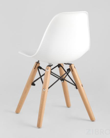 Eames стол детский белый, 5 стульев белые 
