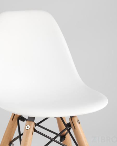 Eames стол детский белый, 5 стульев белые 
