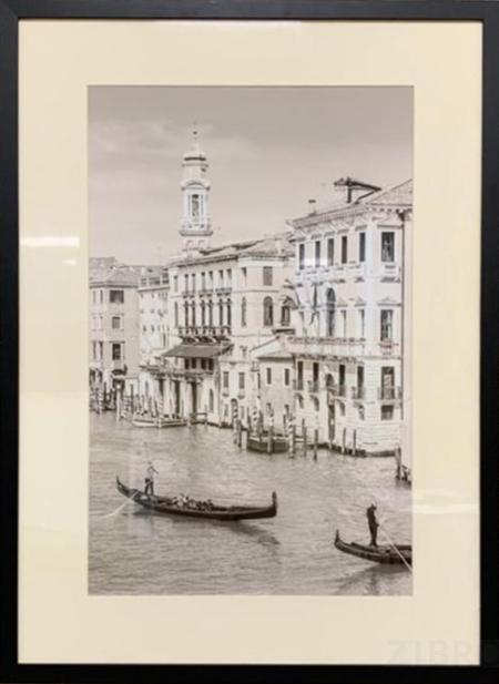 89VOR-VENEZIA1 Постер "Романтическая Венеция-1" 50*70см,баг.черн 