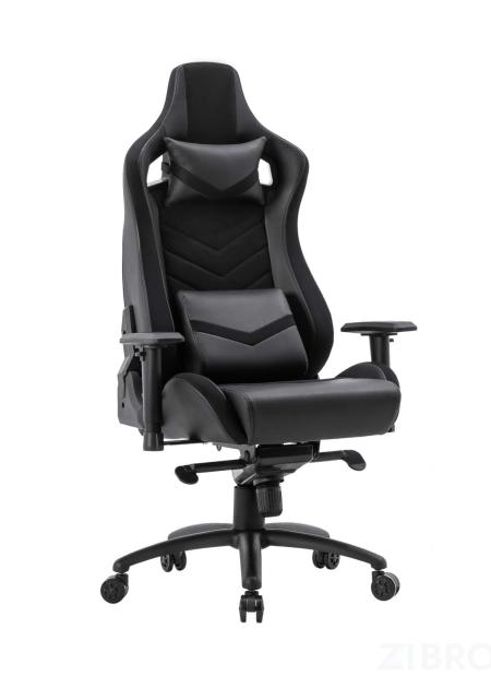 Игровое кресло компьютерное TopChairs Racer Premium черное геймерское 