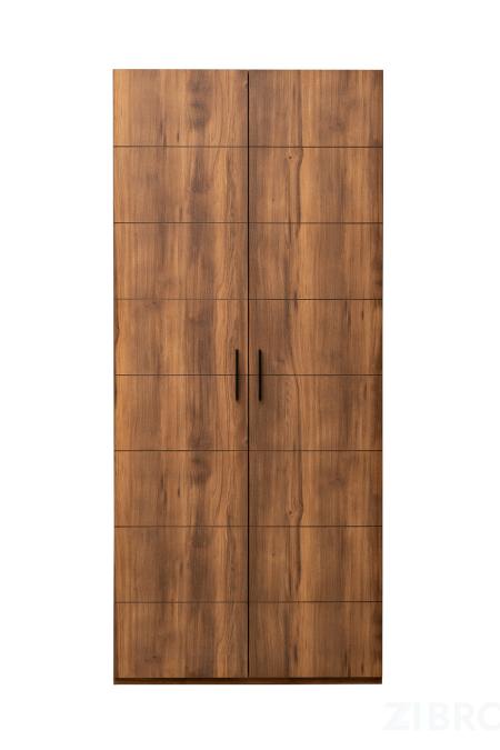 GD-10007-2 Шкаф Alto двухдверный c полками, цвет дуб Барокко, глухой 100*57*228.5см 