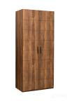 GD-10007-2 Шкаф Alto двухдверный c полками, цвет дуб Барокко, глухой 100*57*228.5см 