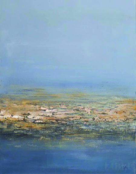 89VOR-AQUARELLE29 Холст "Умиротворение души" 80*60см 