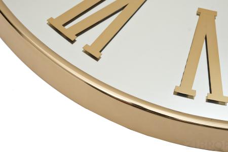 79MAL-5844-60 Часы настенные зеркальные/золото d60см 