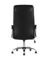 Компьютерное кресло TopChairs Tower офисное черное в обивке из экокожи, механизм качания Top Gun 