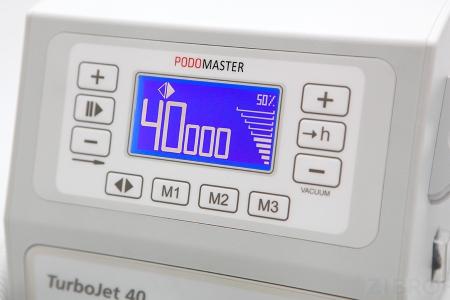 Педикюрный аппарат Podomaster TurboJet 40 с пылесосом 